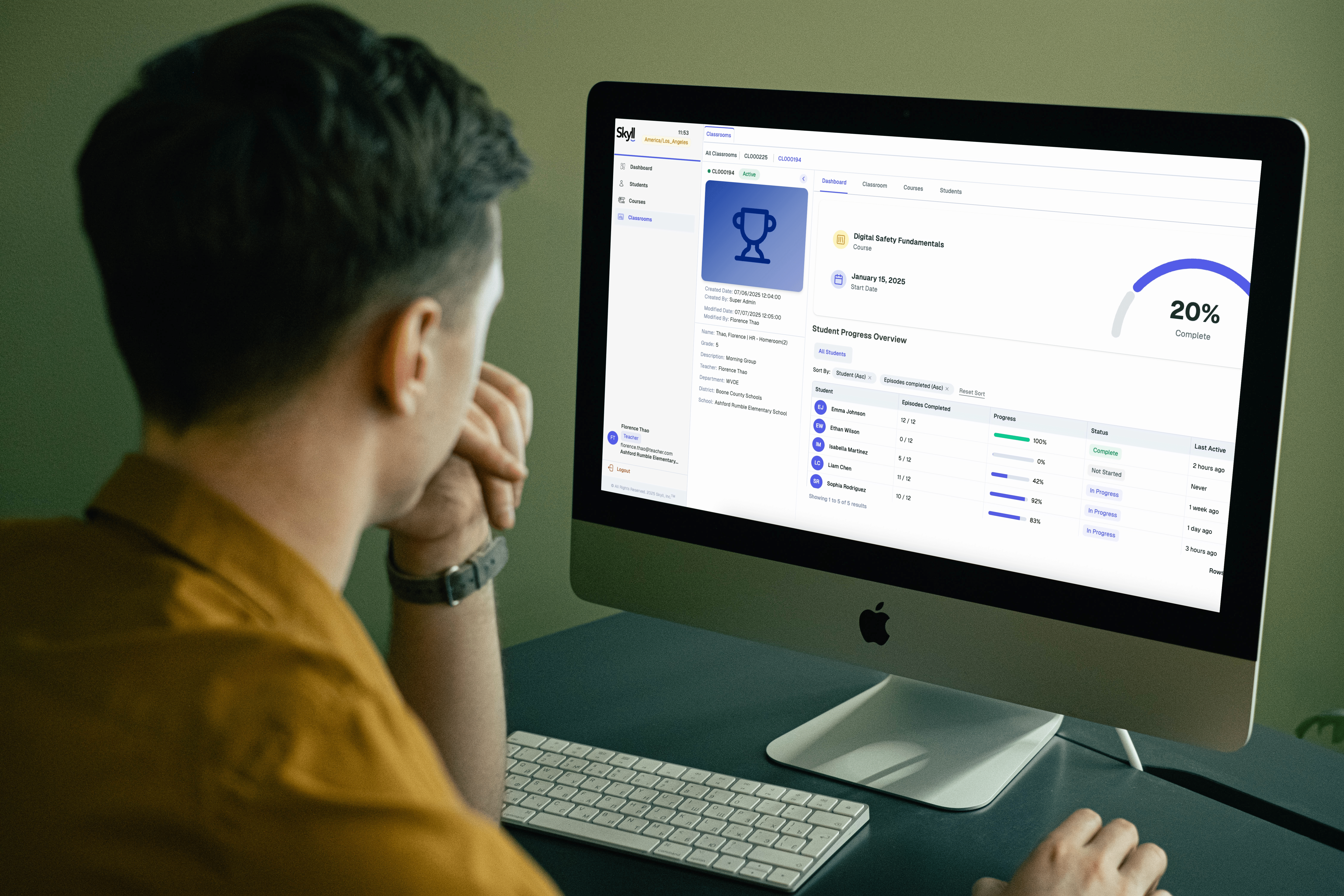 Skyll teacher portal